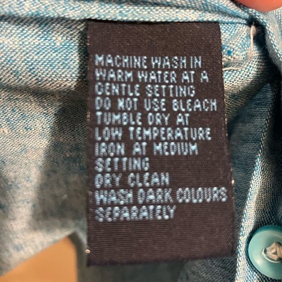 BLU by Polifroni linen cotton blend shirt - Picture 11 of 11